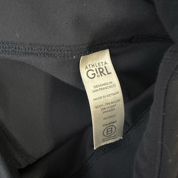 Athleta Blue Leggings High Waist Ankle Length - Picture 7 of 7